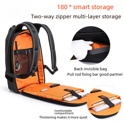 Cool Casual Men's Backpack - Multifunctional Travel Bag