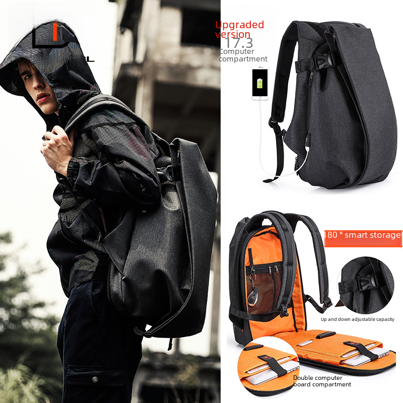 Cool Casual Men's Backpack - Multifunctional Travel Bag